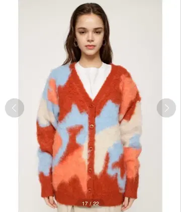 SLY BLURRED COLOR 가디건