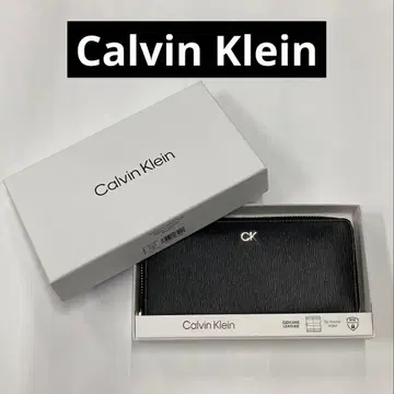 하자품!! Calvin Klein 블랙 장지갑