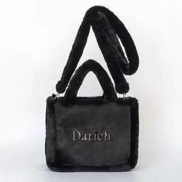 [ 새상품 ] Darich 다리치 퍼 백 부록 룩북 블랙