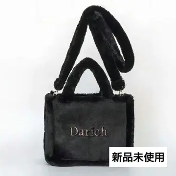 [ 새상품 ] Darich 다리치 퍼 백 블랙 BLACK