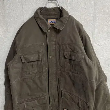 BIG SMITH 빅스미스 커버올 덕 자켓 브라운 L