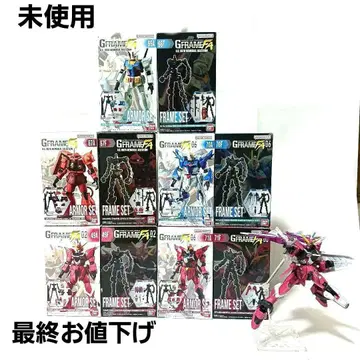 미사용 G FRAME G프레임 건담 자쿠 SEED 종합 세트