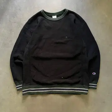 단색 택 90s 복각 Champion 리버스 위브 멀티 컬러