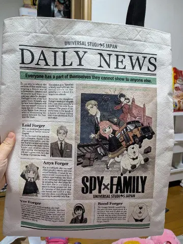 SPY x FAMILY 토트백 유니버설 스튜디오 재팬 한정판