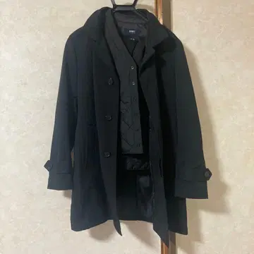 PERSON'S PT-9 블랙 스텐카라 코트