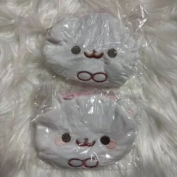 포메라니안 모찌 후와후와 파우치 2개 세트 시라타마토모찌