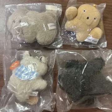가챠 캡슐 토이 봉제 인형 마스코트 4개 세트