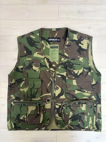 KOMBAT UK 택티컬 베스트 DPM 패턴 카모플라쥬 패턴