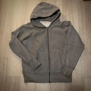 USA제 빨간색 택 Champion reverse weave 지퍼 후드티