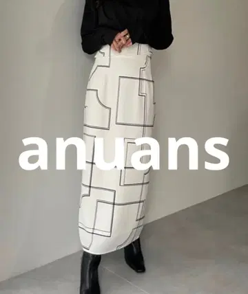 새상품급 anuans 스커트 MEDIUM 화이트 여성용