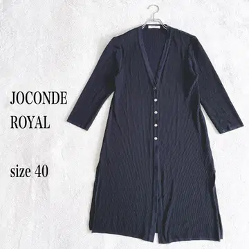 JOCONDE ROYAL 네이비 롱 가디건 40(L)