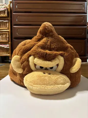 돈키콩 봉제 인형 머리띠 DK 마크 포함