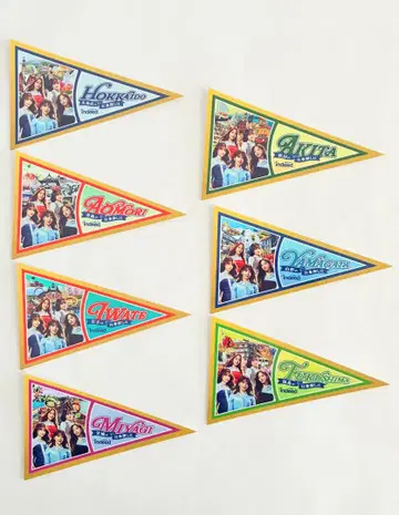 LE SSERAFIM 르세라핌 페넌트 스티커 7개 세트