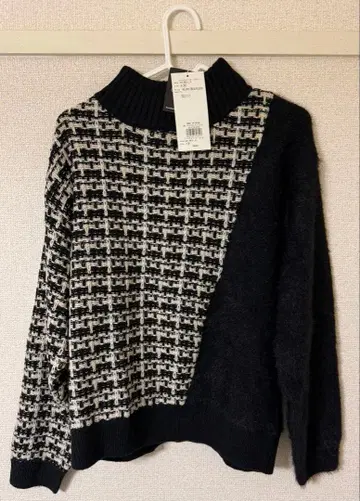 SHAGGY COMBI TWEED KNIT TOPS