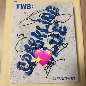 TWS 친필 사인 앨범