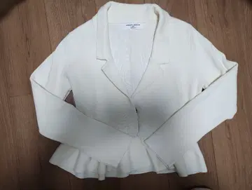 ANAYI 코레트 코리네 화이트 테일러드 니트 자켓