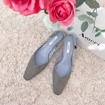 아메리 GLITTER BALLERINA PUMPS 키라키라 펌프스