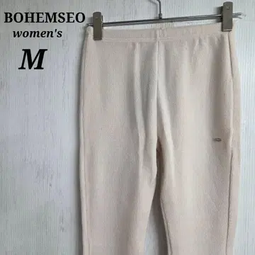새상품 BOHEMSEO 보헤미안 서울 레깅스 팬츠 M 크림색