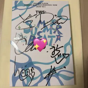 TWS 친필 사인 앨범 Summerbeat