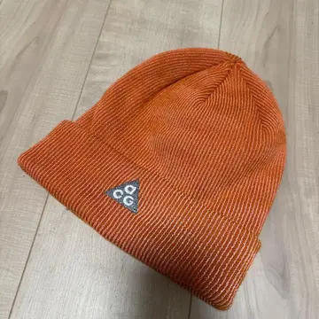 나이키 ACG 니트 모자 오렌지