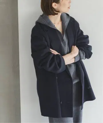 Super160s 체스터 미들 코트 38