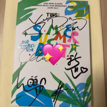 TWS 친필 사인 앨범 Summerbeat