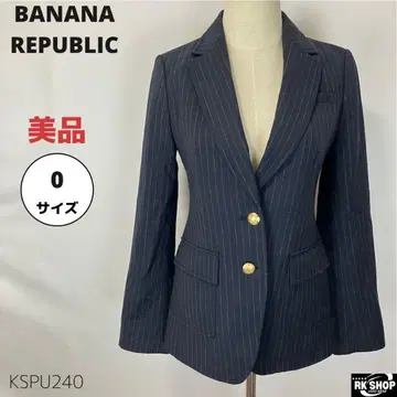 새상품급 BANANA REPUBLIC 테일러드 자켓 골드 버튼 이탈리아제