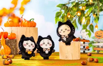 치이카와 검은 고양이 마스코트 치이카와 하치와레 토끼