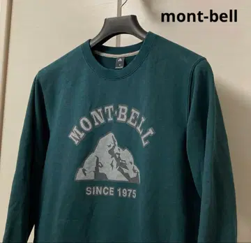 몽벨 가슴 프린트 맨투맨 트레이닝복 남성용 S