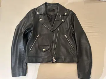UNITED TOKYO 블랙 가죽 라이더 자켓 Size 1