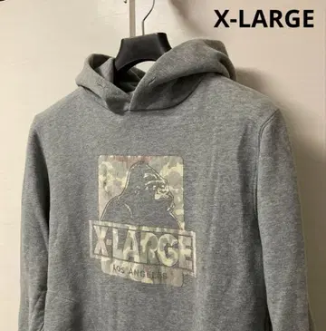 X-LARGE 엑스라지 빅 로고 후드티 풀오버 남성용 M