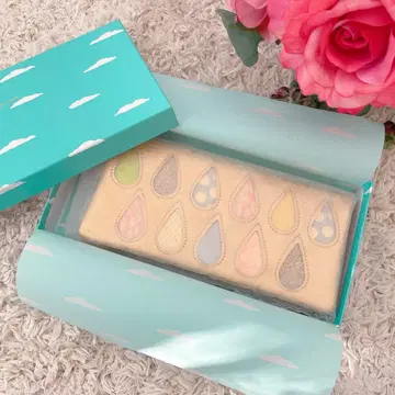 [미사용 새상품] 츠모리치사토 드롭스 장지갑 골드