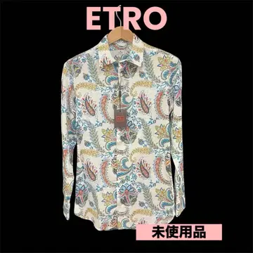 ETRO 페이즐리 무늬 긴팔 셔츠