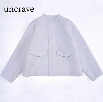 고급스럽게 빛나는 uncrave 라이트 리버 코트 숏 기장 울