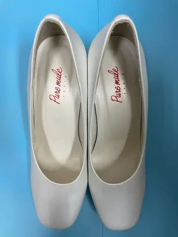 미사용품 브라이덜 슈즈 7cm 힐 (23.5cm)