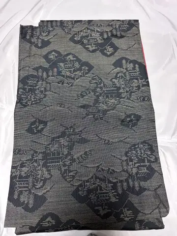 본고장 진흙 오시마 명주 블랙과 그레이
