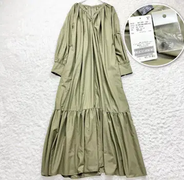 택 포함 새상품 이에나 개더 티어드 원피스 맥시 길이 스키퍼