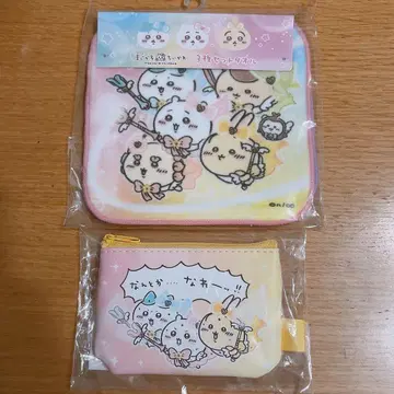 초 매지컬 치이카와 3매 세트 타월 파우치