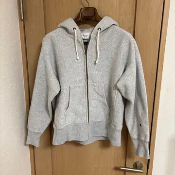 Champion 리버스 위브 그레이 후드티 M 사이즈