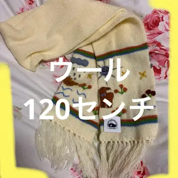 에콰도르제 울 머플러 길이 120cm 별도, 좌우 각 10cm의 프린지
