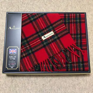 Aquascutum 타탄 체크 스톨 무릎 담요