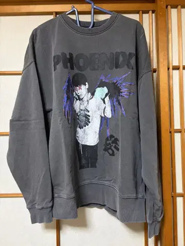 UVERworld PHOENIX 그레이 긴팔 맨투맨