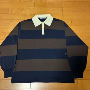 MOUSSY border 니트 피케 셔츠
