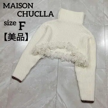 [ MAISON CHUCLLA ] 일본제 프린지 핸드메이드 리메이크 니트