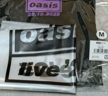 도쿄돔 25일 Oasis 회장 한정판 1025 M 사이즈 T셔츠 오아시스