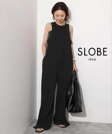 [미사용급] SLOBE IENA 코튼 크레이터 올인원