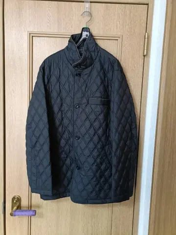 골든베어 블랙 퀼팅 자켓