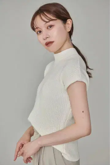 L'or Summer Rib Knit 화이트