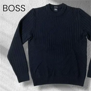 새상품급 휴고보스 BOSS 니트 스웨터 블랙 S 사이즈