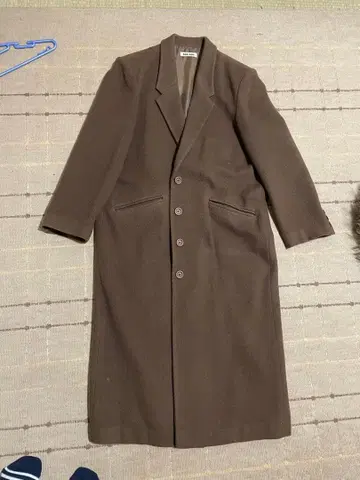 BARI BARI 브라운 롱 코트